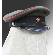 Фуражка суконная комначсостава Артиллерии РККА, обр. 1935г.. Без стального каркаса в тулии.